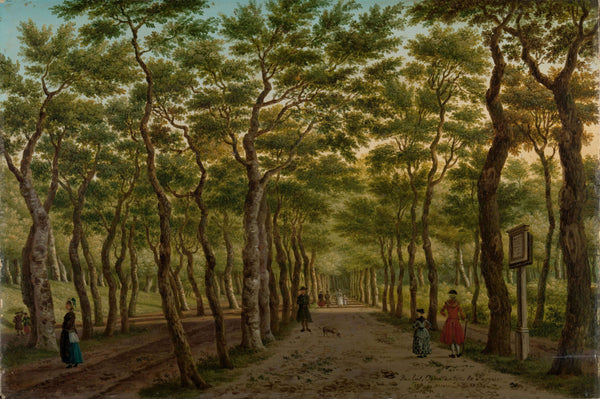 Paulus Constantijn la Fargue - Haagse Bos’taki Herepad Yolu tablo