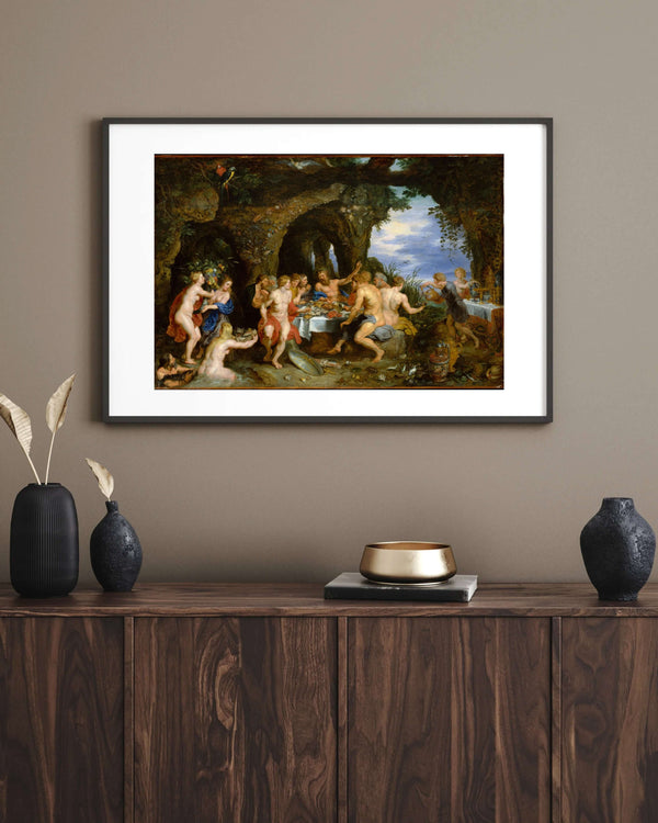 Peter Paul Rubens - Jan Brueghel the Elder - Acheloüs'ün Şöleni Fine Art Baskı
