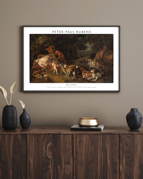 Peter Paul Rubens - Diana’nın Dinlenişi çerçeve