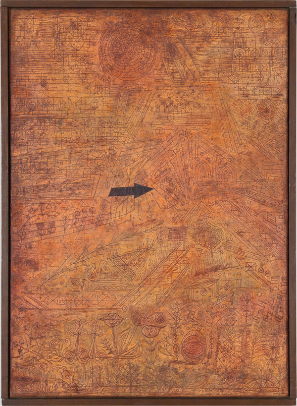 Paul Klee - Bahçedeki Ok fine art baskı