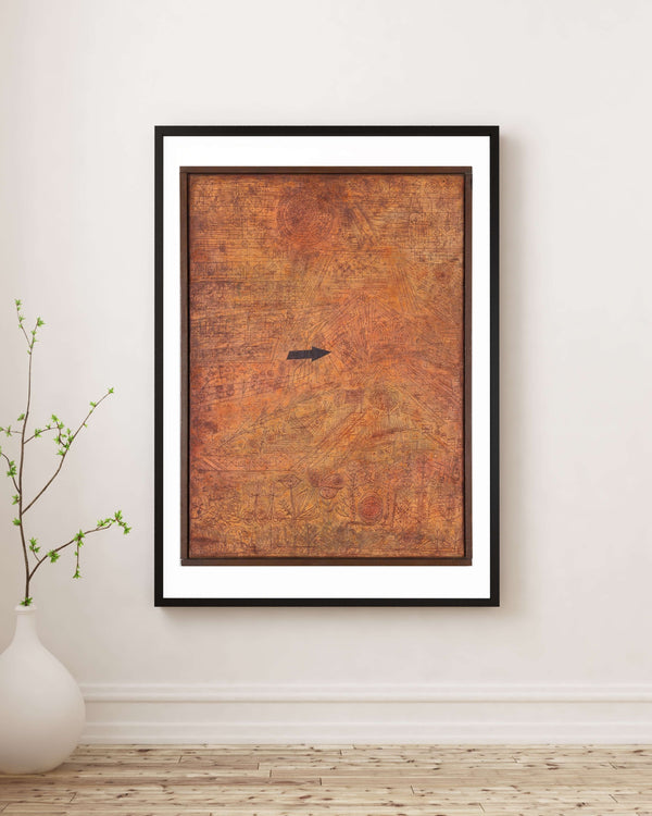 Paul Klee - Bahçedeki Ok fine art baskı