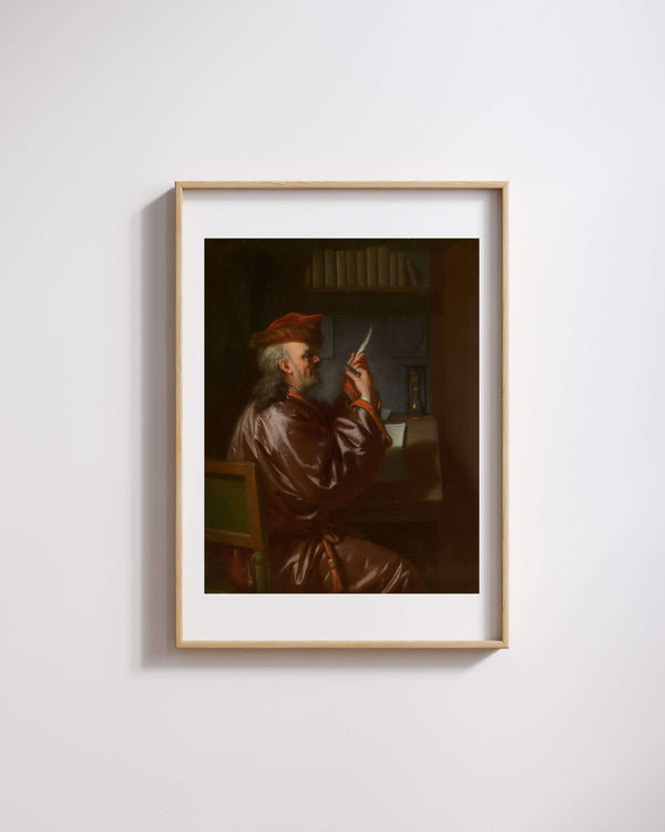 Philip van Dijk - Muhasebeci fine art baskı