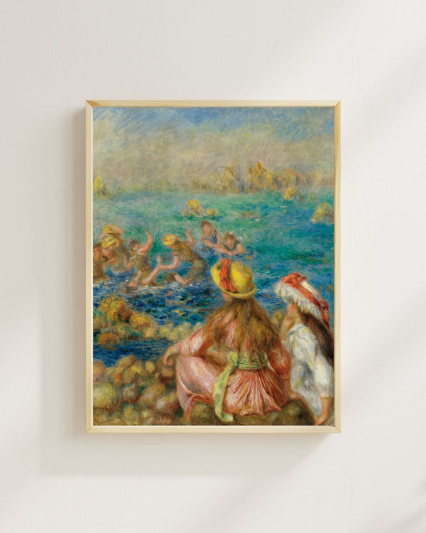 Pierre-Auguste Renoir - Yıkananlar fine art baskı