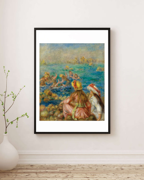 Pierre-Auguste Renoir - Yıkananlar fine art baskı