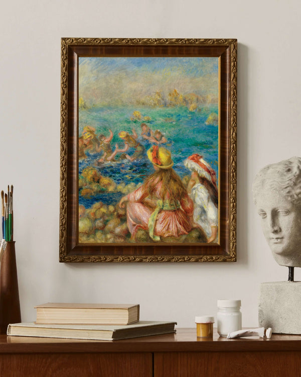 Pierre-Auguste Renoir - Yıkananlar fine art baskı