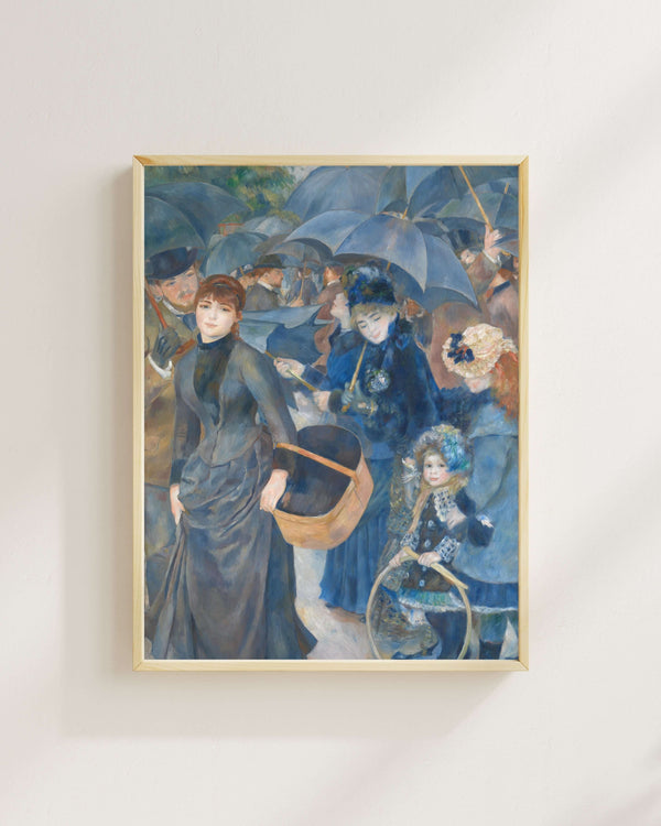 Pierre-Auguste Renoir - Şemsiyeler fine art baskı
