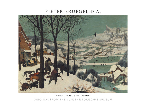 Pieter Bruegel d. A. - Avcıların Kışı fine art baskı