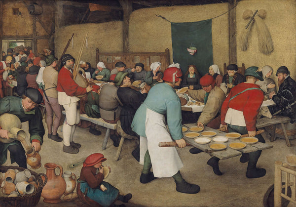 Pieter Bruegel d. A. - Köylü Düğünü tablo
