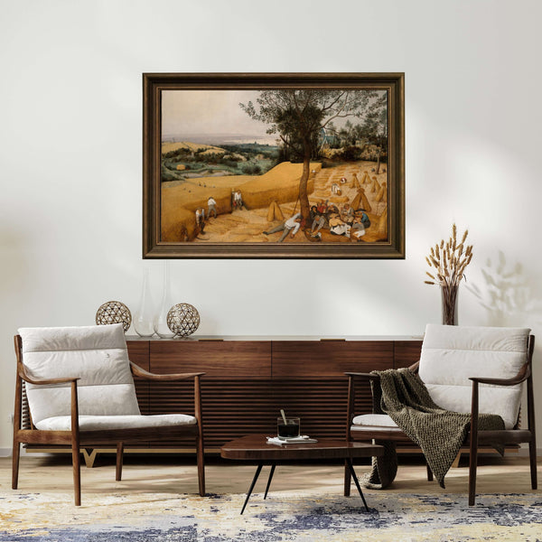 Pieter Bruegel the Elder - Biçerdöverler Çerçeve