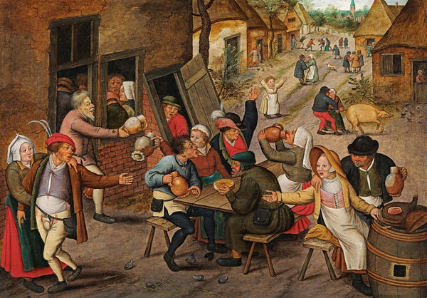 Pieter Brueghel the Younger - Kuğu Hanı Fine Art Baskı