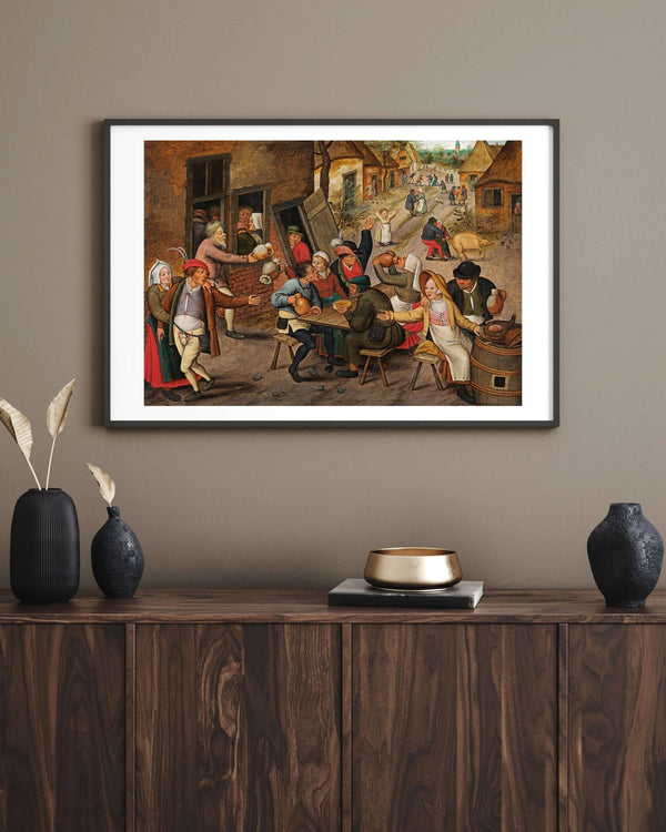 Pieter Brueghel the Younger - Kuğu Hanı Fine Art Baskı