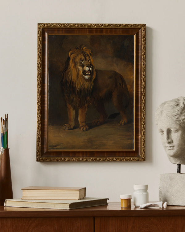 Pieter Gerardus van Os - Kral Louis Napoléon’un Hayvanat Bahçesinden Bir Aslan