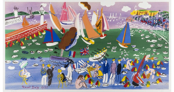 Raoul Dufy - Sainte-Adresse Körfezi fine art baskı