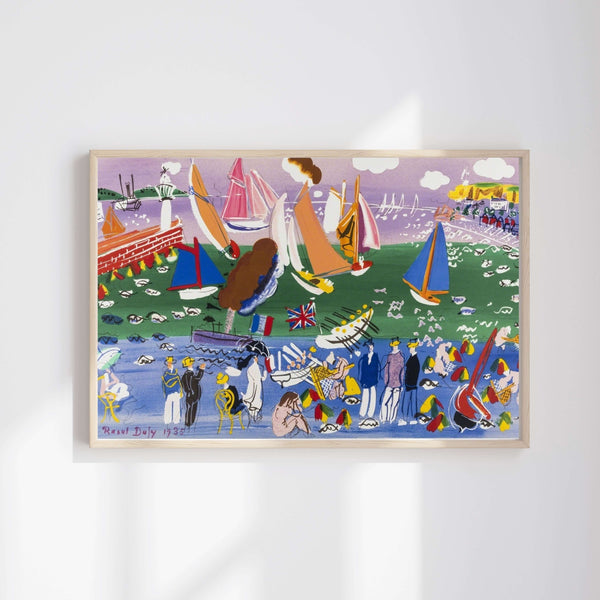 Raoul Dufy - Sainte-Adresse Körfezi fine art baskı