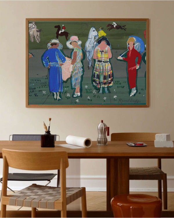 Raoul Dufy - Yarışlarda Modeller fine art baskı