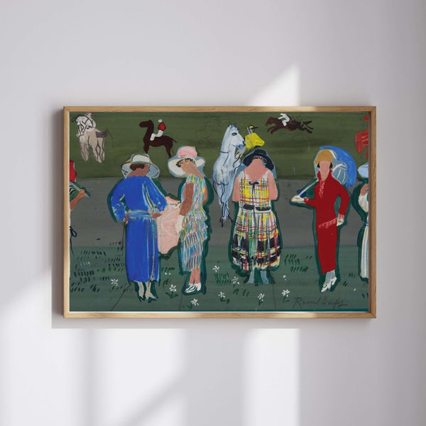 Raoul Dufy - Yarışlarda Modeller fine art baskı