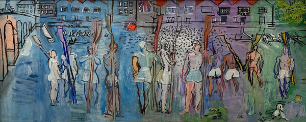 Raoul Dufy - Kürekçiler fine art baskı
