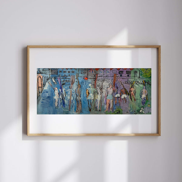 Raoul Dufy - Kürekçiler fine art baskı