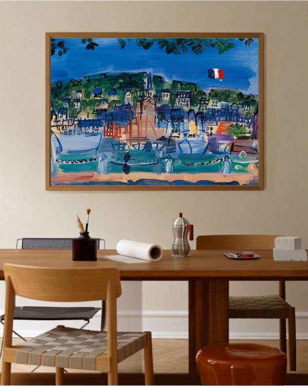 Raoul Dufy - Deauville Limanı fine art baskı