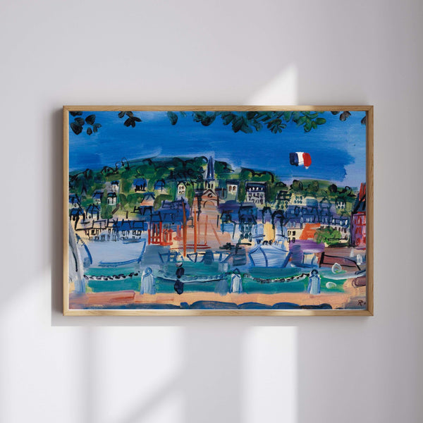 Raoul Dufy - Deauville Limanı fine art baskı
