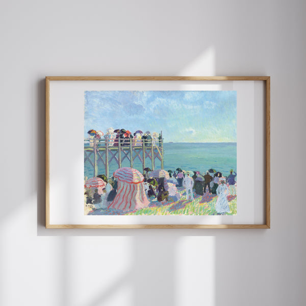 Raoul Dufy - Trouville Plajı ve İskelesi