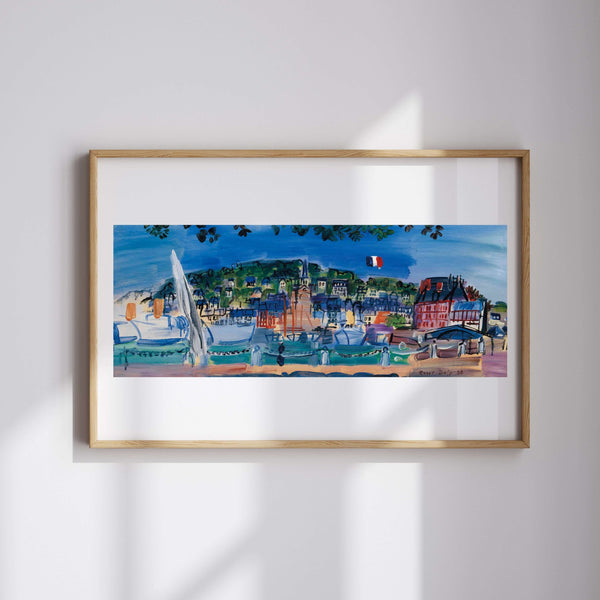 Raoul Dufy - Deauville Limanı fine art baskı