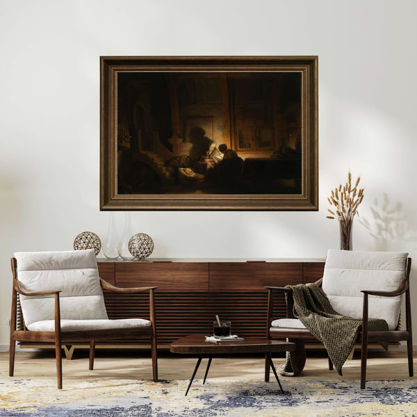 Rembrandt van Rijn - Gece Kutsal Aile Tablo