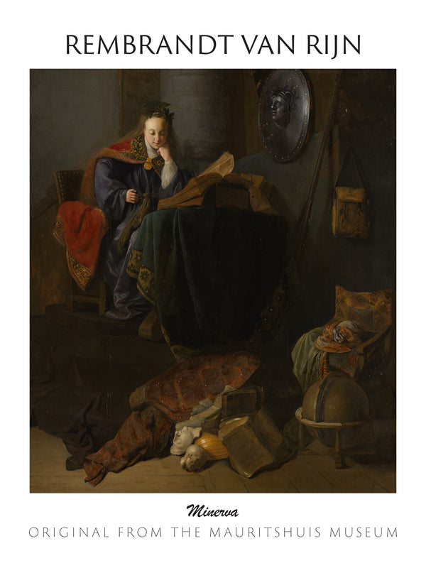 Rembrandt van Rijn-Minerva Bilgelik Tanrıçası