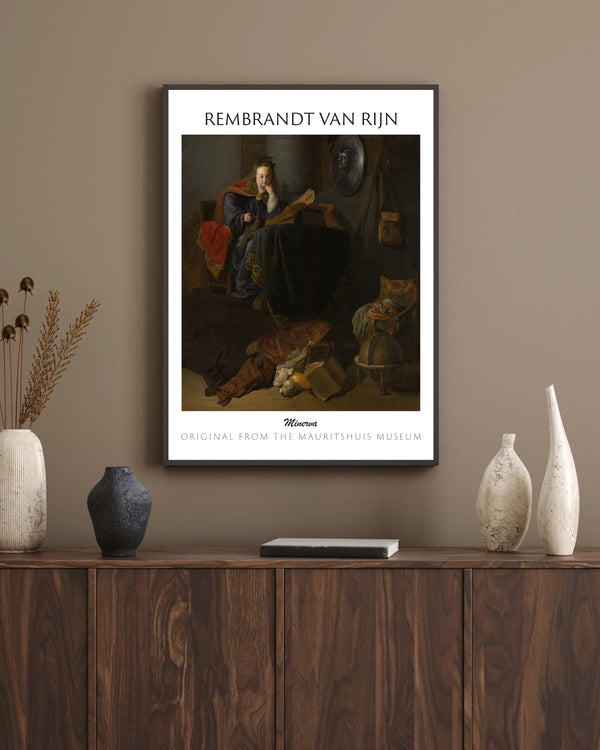 Rembrandt van Rijn-Minerva Bilgelik Tanrıçası