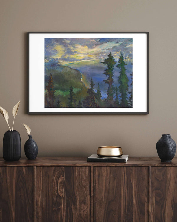 Richard Harlfinger - Altaussee Fine Art Baskı