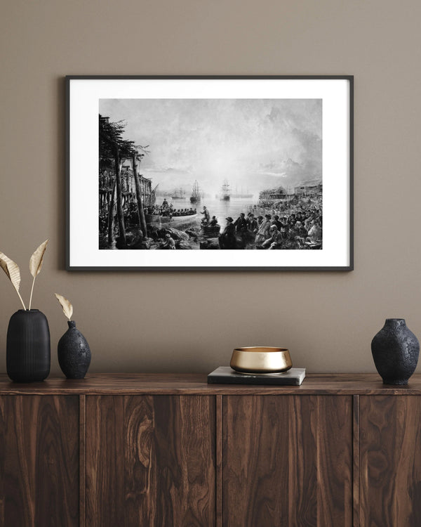 Robert Charles Dudley - Newfoundland’a Çıkış Fine Art Baskı