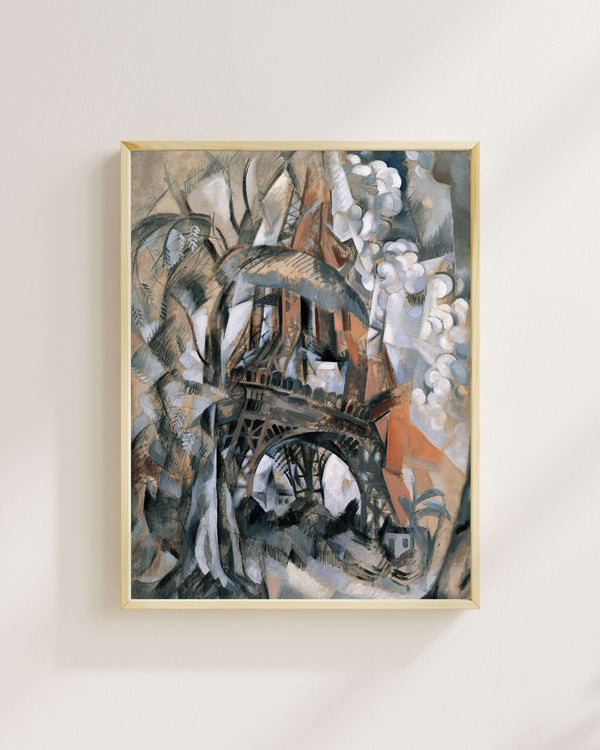 Robert Delaunay - Ağaçlarla Eyfel Kulesi