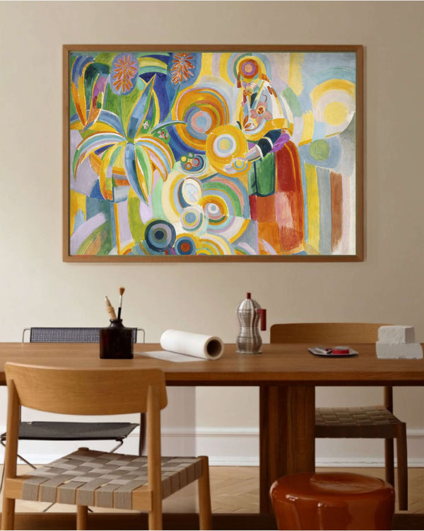 Robert Delaunay - Portekizli Kadın