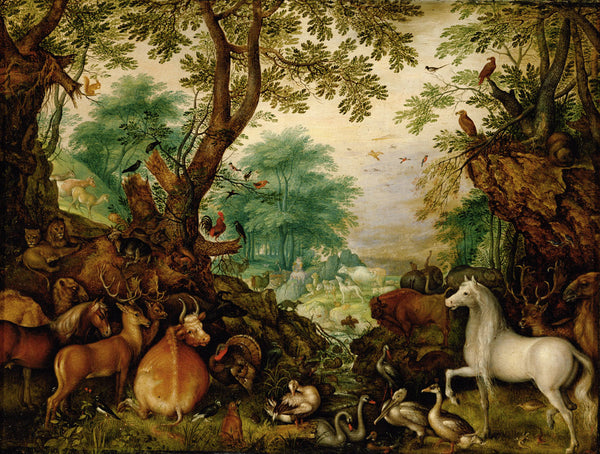 Roelant Savery - Hayvanlar Arasında Orpheus tablo