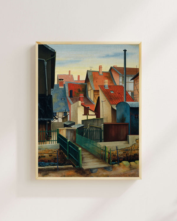 Rudolf Wacker - Goslar’da Abzucht Kıyısında fine art baskı