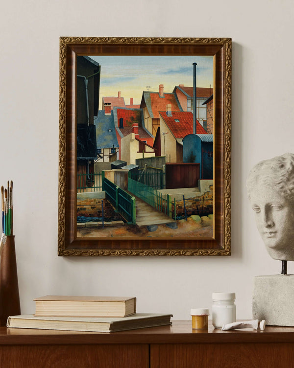 Rudolf Wacker - Goslar’da Abzucht Kıyısında fine art baskı