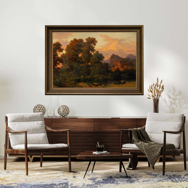 Salomon Corrodi - İtalyan Manzarası Fine Art Baskı