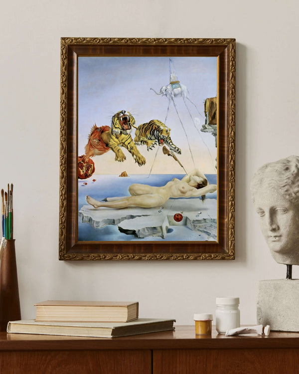 Salvador Dalí - Uyanmadan Bir Saniye Önce çerçeve