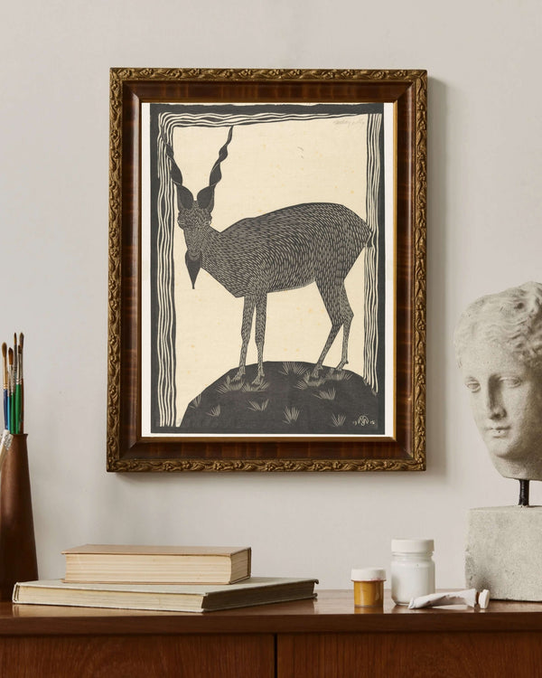 Samuel Jessurun de Mesquita - Markhor Keçisi fine art baskı