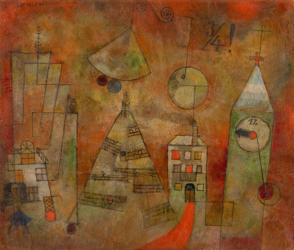 Paul Klee - Kader Saati - On İkiye Çeyrek Kala