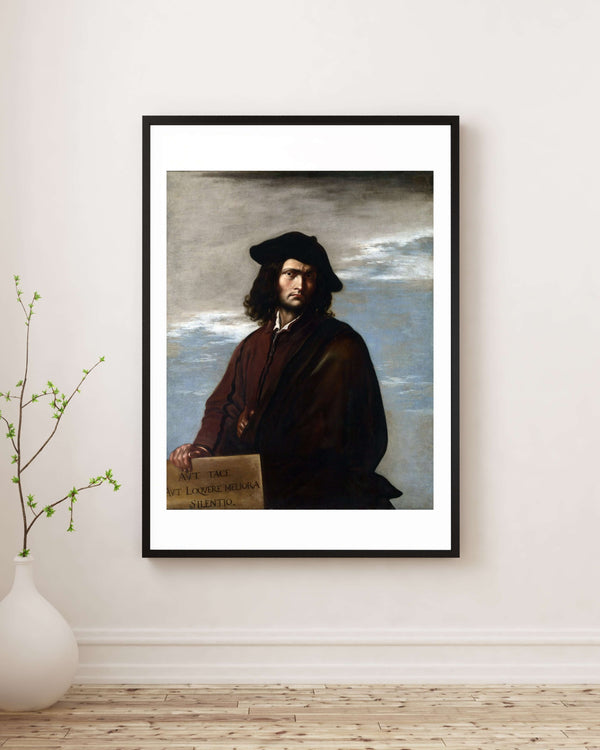 Salvator Rosa - Otoportre fine art baskı