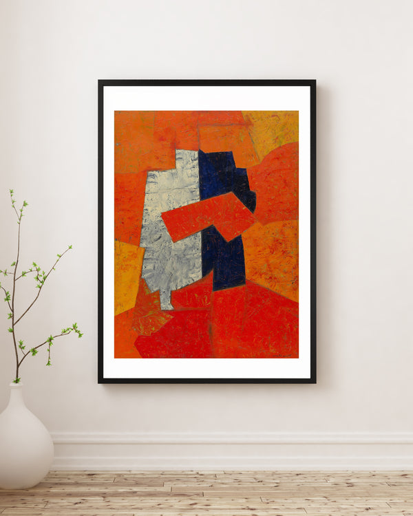 Serge Poliakoff - Kompozisyon Çerçeve