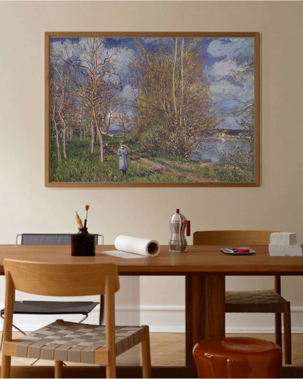 Alfred Sisley - İlkbaharda Küçük Çayırlar