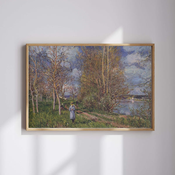 Alfred Sisley - İlkbaharda Küçük Çayırlar