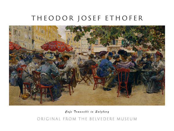 Theodor Josef Ethofer-Salzburg'daki Café Tomaselli