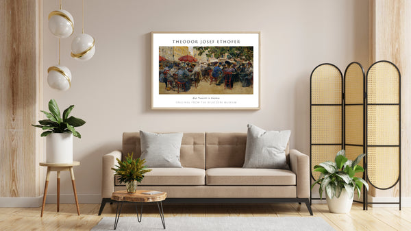 Theodor Josef Ethofer-Salzburg'daki Café Tomaselli