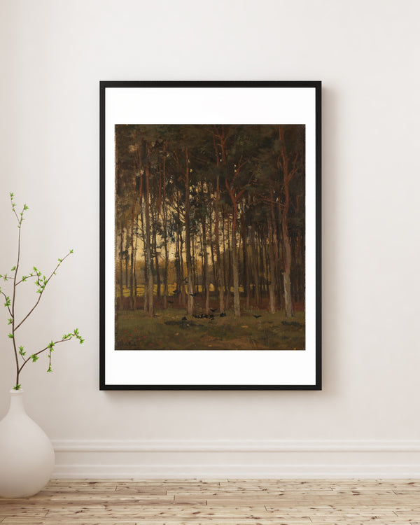 Théophile de Bock - Orman Manzarası