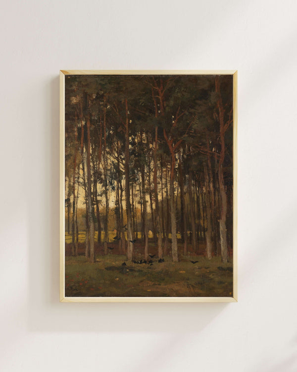 Théophile de Bock - Orman Manzarası