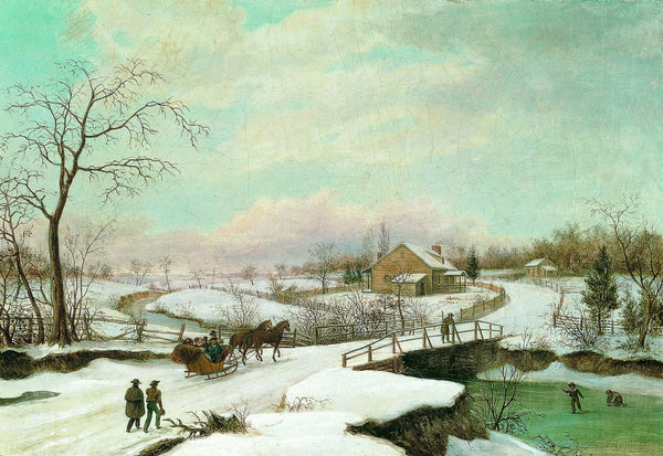 Thomas Birch - Philadelphia Kış Manzarası