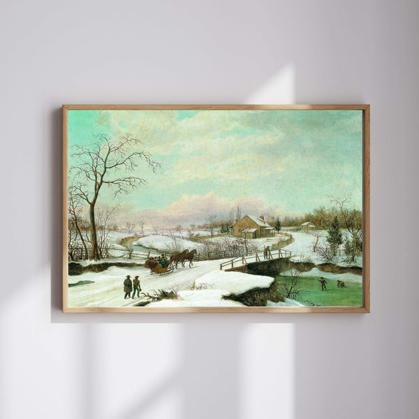Thomas Birch - Philadelphia Kış Manzarası